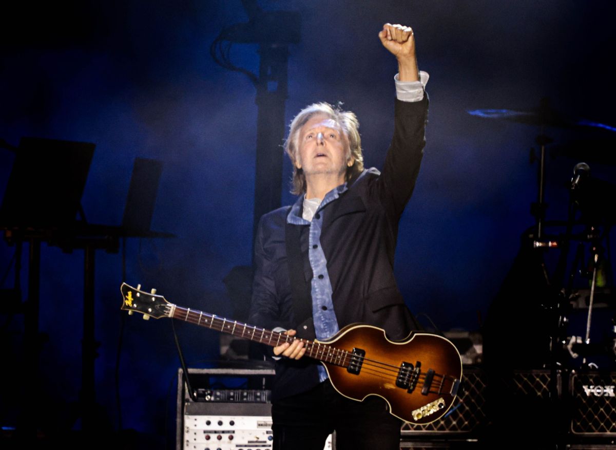 O show que o Paul McCartney foi especialmente assistir no festival