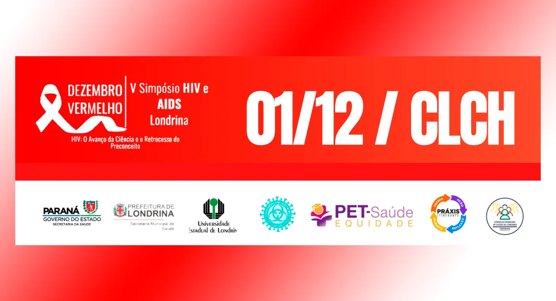 Londrina realiza V Simpósio de HIV e Aids nesta segunda-feira (01)