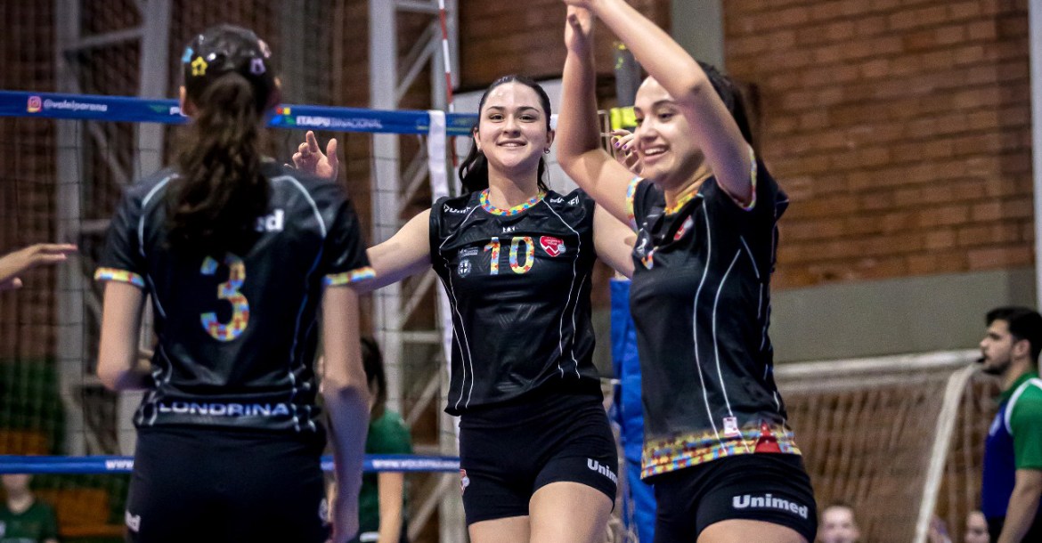 Londrina Vôlei Sub-17 conquista liderança invicta no Campeonato Paranaense – Série B