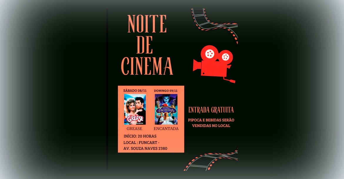 Primeira edição do Cine Funcart será realizada neste fim de semana