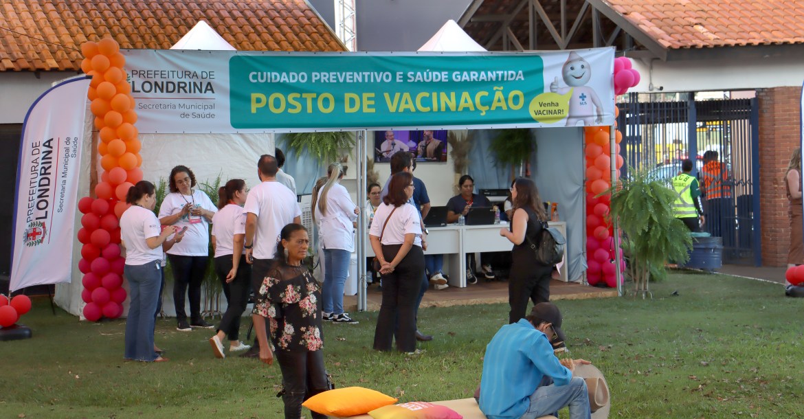 ExpoLondrina 2026 terá posto de vacinação e serviços de saúde gratuitos
