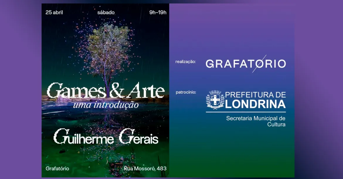 Oficina gratuita explora a linguagem dos videogames como obra de arte contemporânea