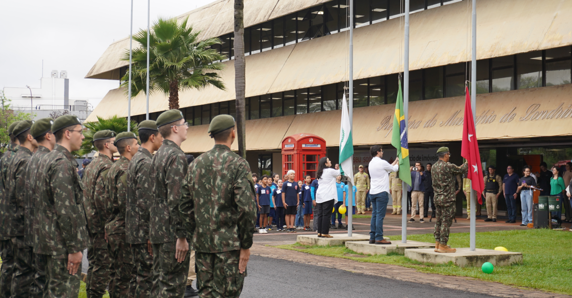 Solenidade cívica marca a abertura oficial da Semana da Pátria 2026 em Londrina