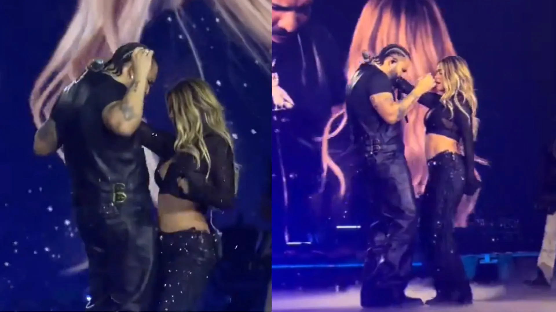 Karol G recebe Drake no palco de turnê mundial para performance surpresa