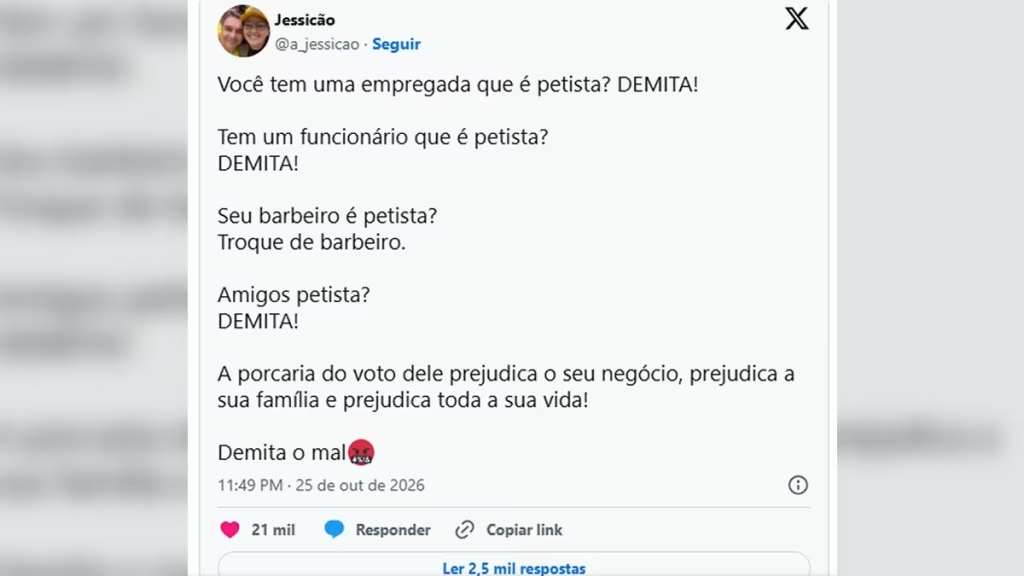 Vereadora de Londrina sugere demissão de trabalhadores que votaram em Lula e vira alvo de representação no MPT