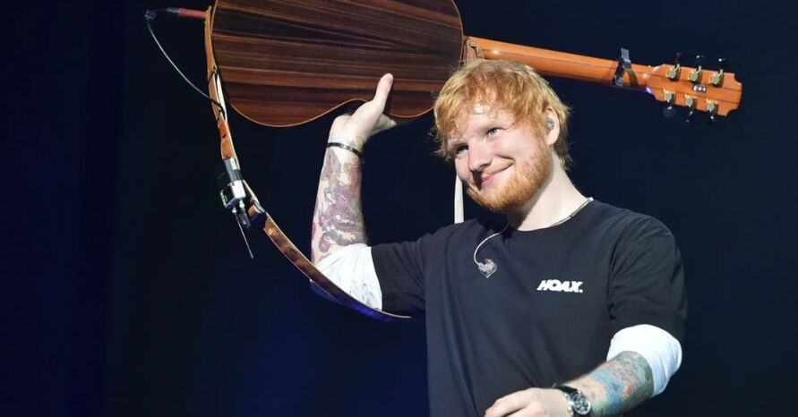 Ed Sheeran conquista o sétimo álbum número 1 da sua carreira