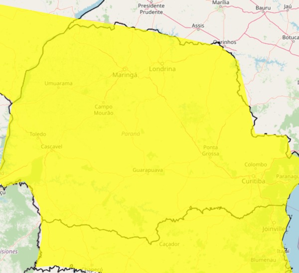 Londrina está em alerta de tempestade nesta segunda (4); Confira