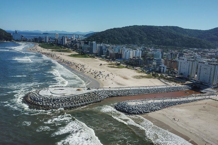 Revitalização da Orla de Matinhos chega a 89% de execução