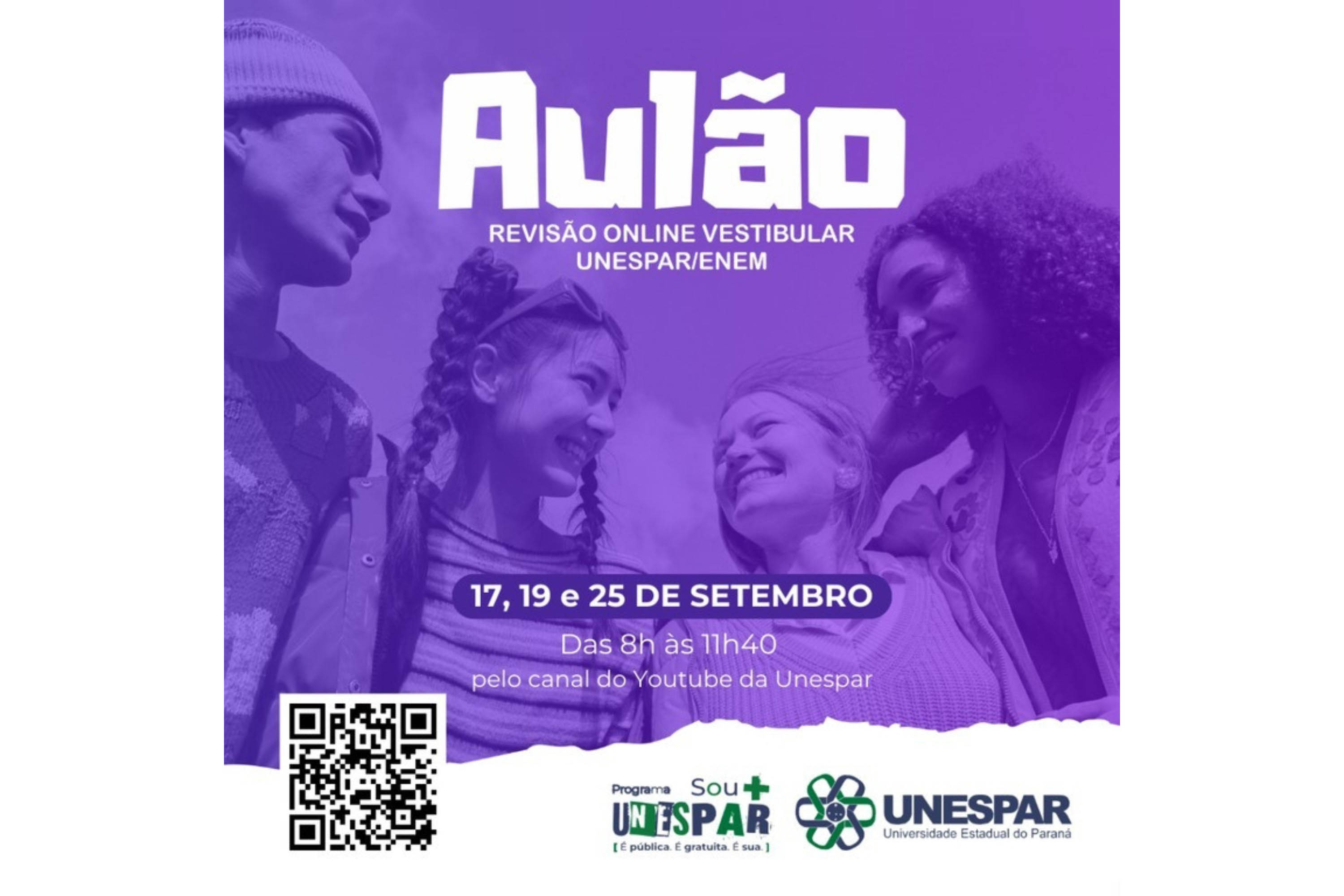 Unespar realiza aulas online gratuita para revisão de conteúdos