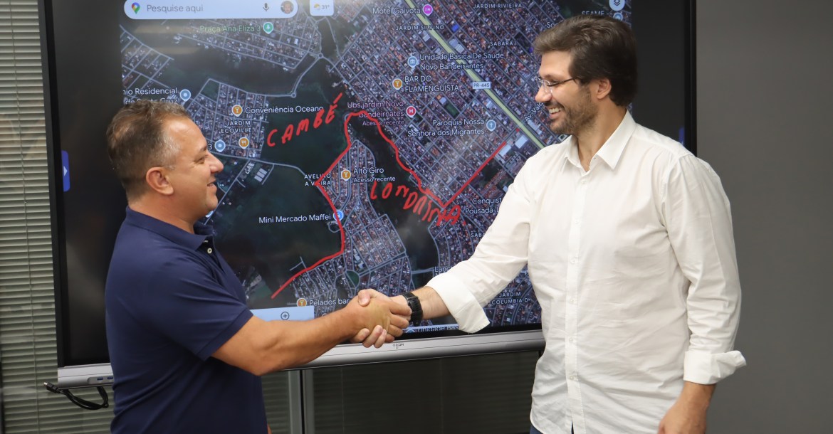 Londrina e Cambé farão ponte na divisa dos dois municípios após acordo