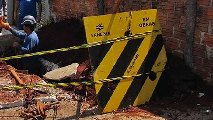 Rompimento de adutora deixa região oeste de Londrina sem água