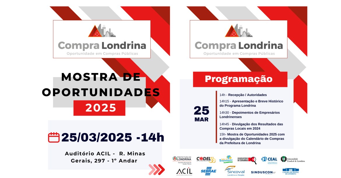 Programa Compra Londrina realiza Mostra de Oportunidades 2025