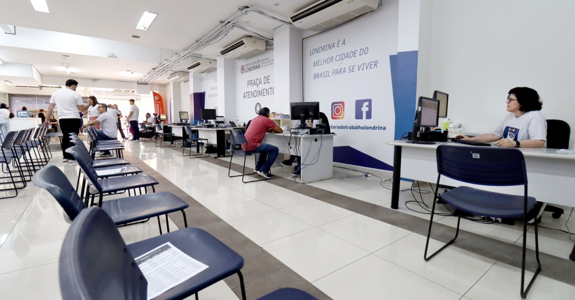 Londrina disponibiliza quase 350 oportunidades de emprego