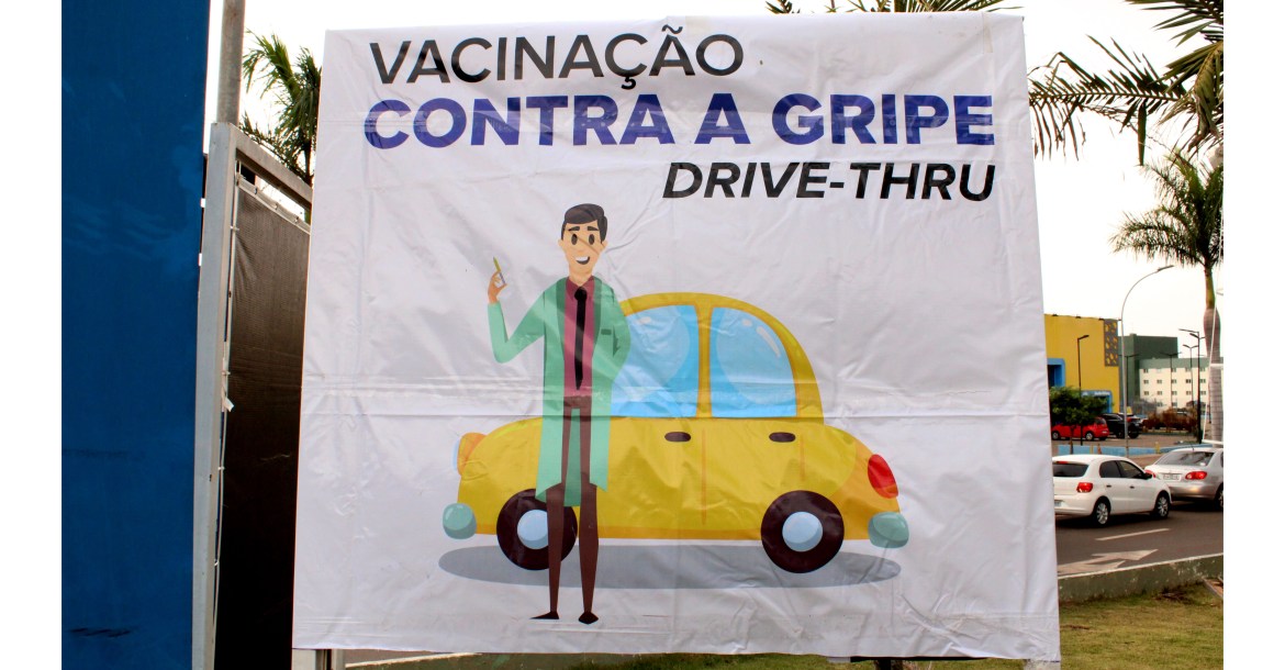 Londrina terá vacinação contra gripe em drive-thru nesta quinta (29)