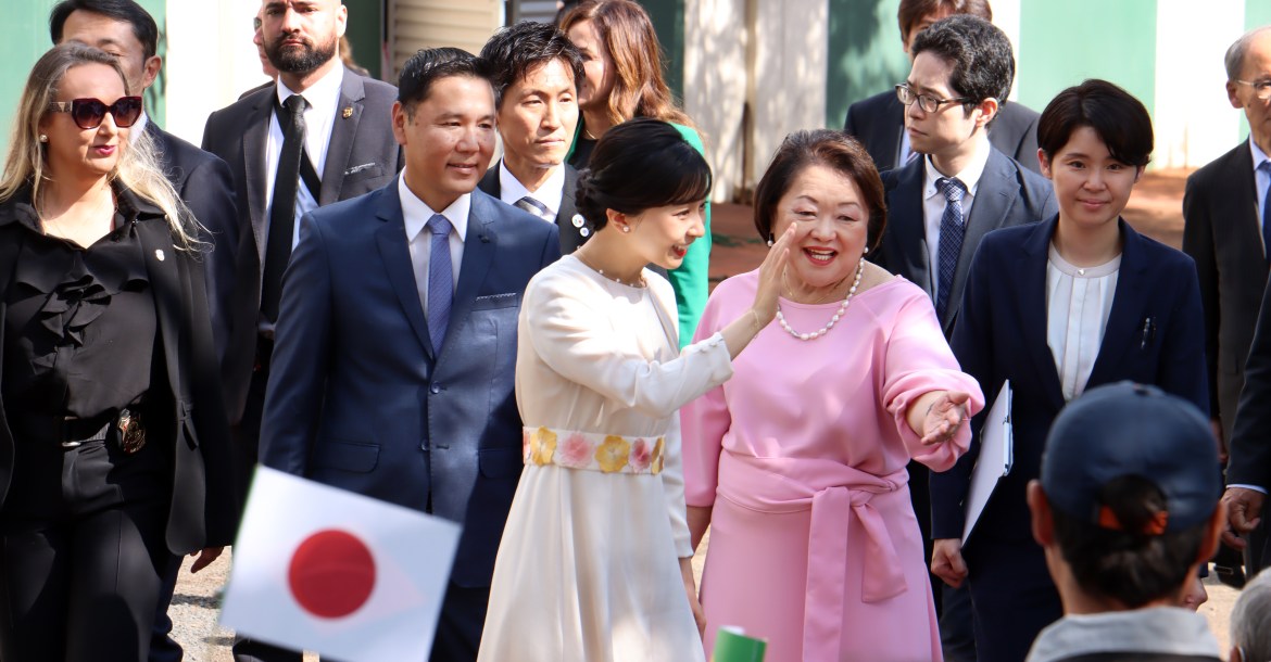 Princesa japonesa visita Londrina celebrando os 130 anos de tratado entre Brasil e Japão