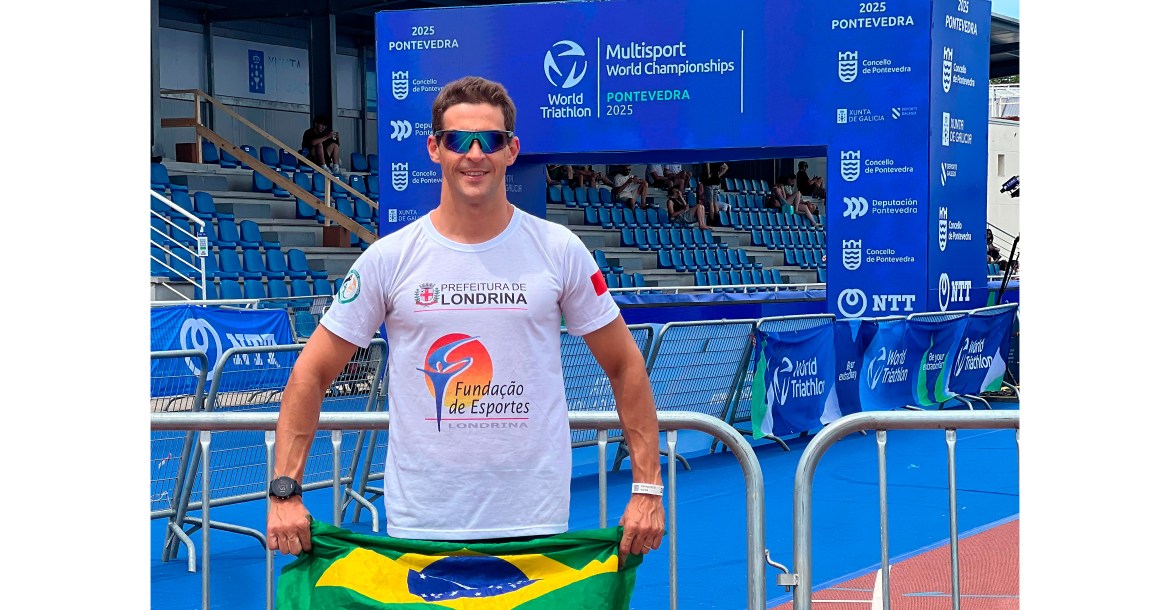 Atleta londrinense conquista o primeiro lugar no Mundial de Duathlon