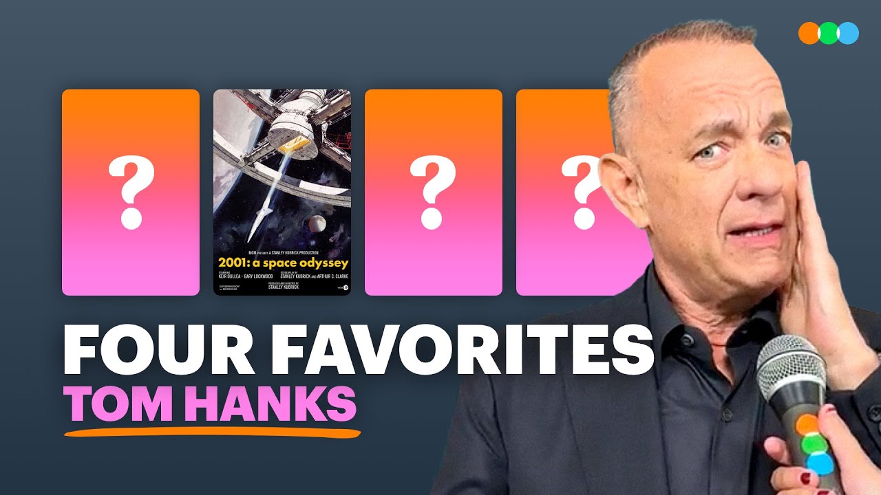 Tom Hanks gives very detailed answers for his four favorite films on the red carpet for Asteroid City. Wes Anderson's latest is available on VOD in the US an...